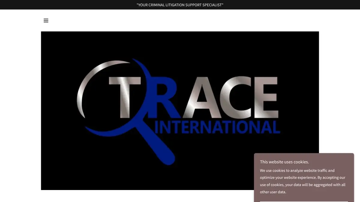Website before